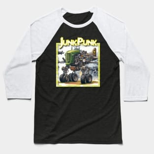 JunkPunk - Jacked Tractor Truck Plane - WelshDesigns Baseball T-Shirt